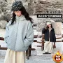 加厚儿童保暖连帽棉服