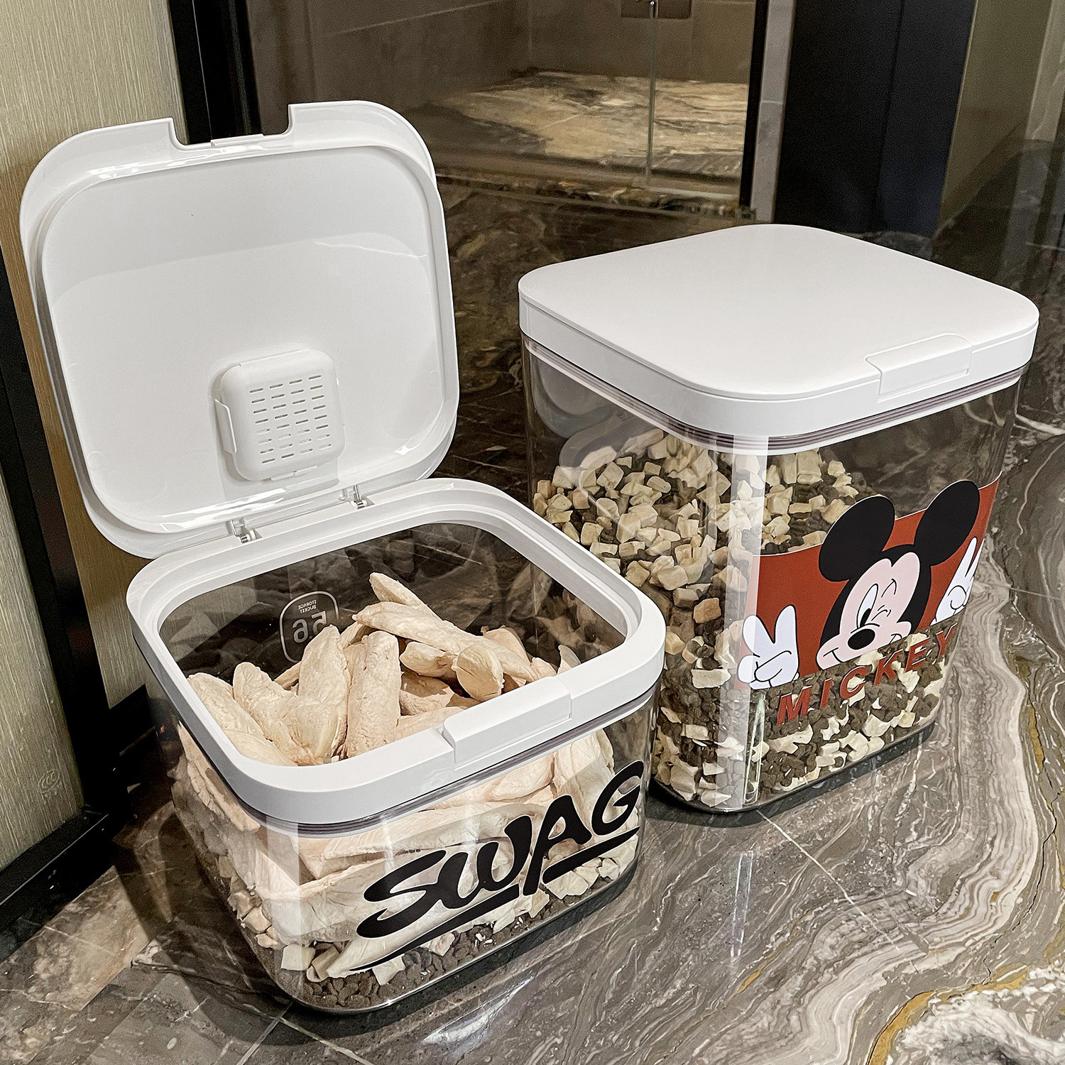 Cat food storage bucket dog food seal tank moisture -proof food…