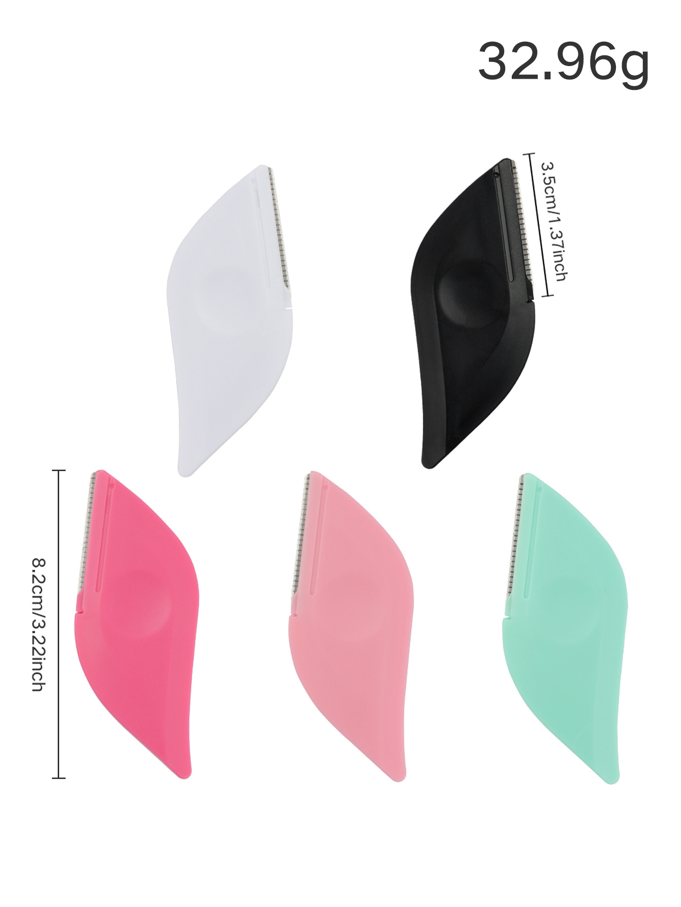 블랙 다이아몬드 모양의 눈썹 트리머