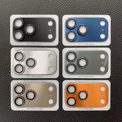 Suitable for Apple 17Procd Pattern Armor Lens Film Apple 17Promax Orange Armor Integrated Lens Film