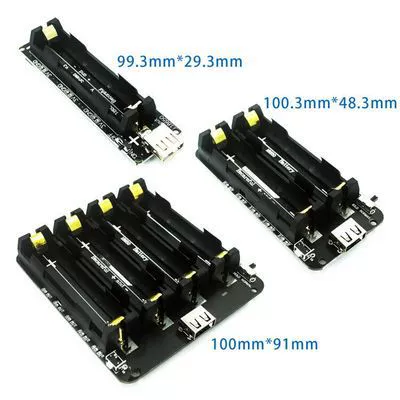 Корпус/держатель батареи 18650 V3 Разработанная плата совместимая с Raspberry Pi Raspberry Pi 3 Защита от переразряда 5V