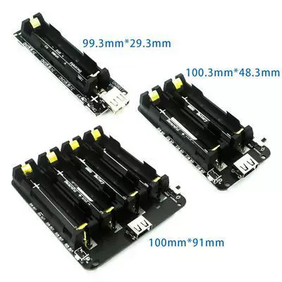 Корпус/держатель батареи 18650 V3 Разработанная плата совместимая с Raspberry Pi Raspberry Pi 3 Защита от переразряда 5V