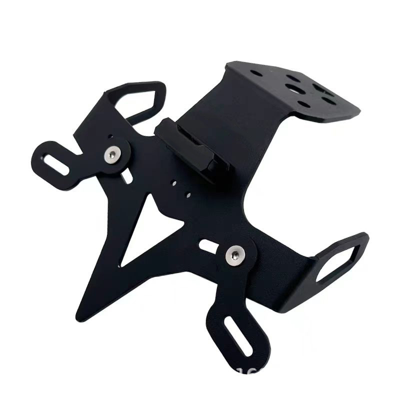 Suitable for Kawasaki ZX-4R/ZX-4RR/ZX-25R modified short tail license plate holder, short tail anti-rust steel license plate holder