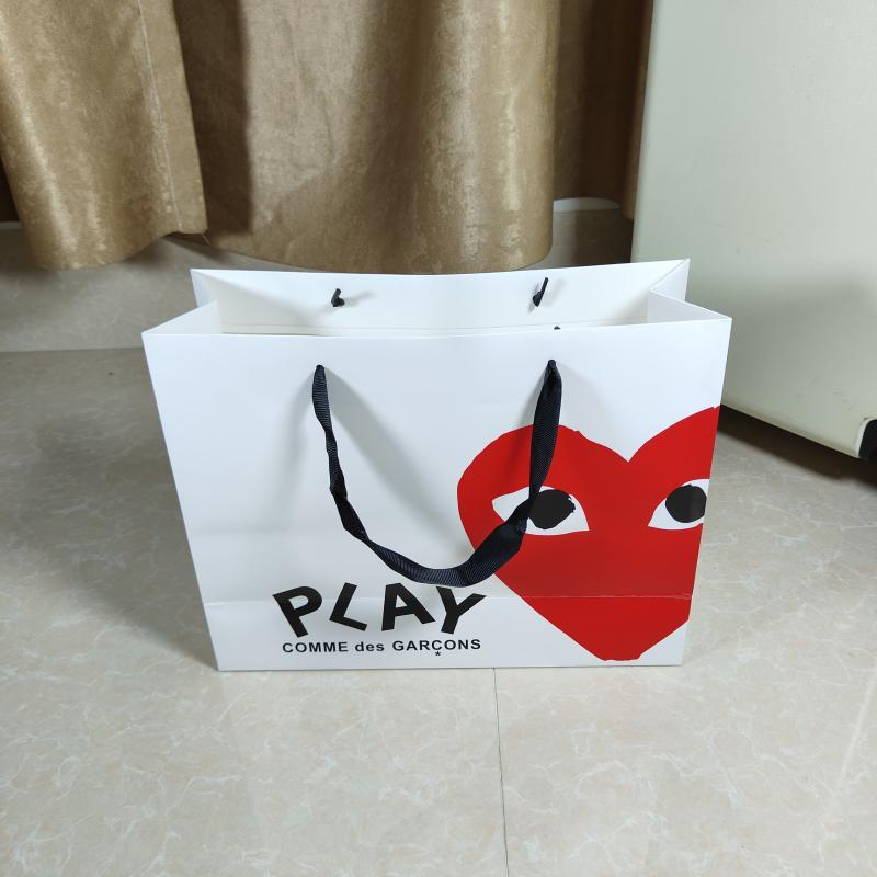 川久保玲Play手提袋包装袋专柜袋子购物纸袋礼品袋