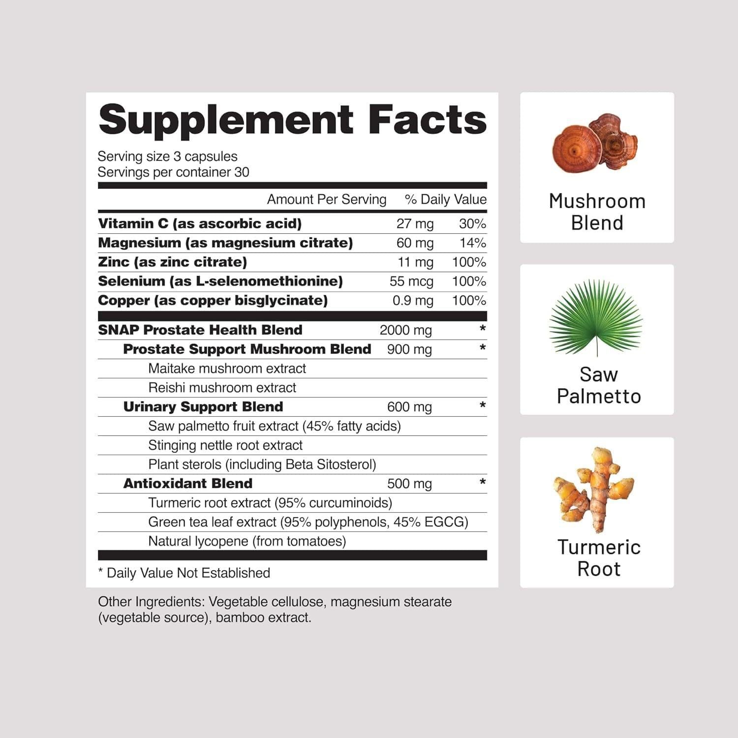 Capsule di estratto di curcuma, integratore per la salute della prostata_voghion.com