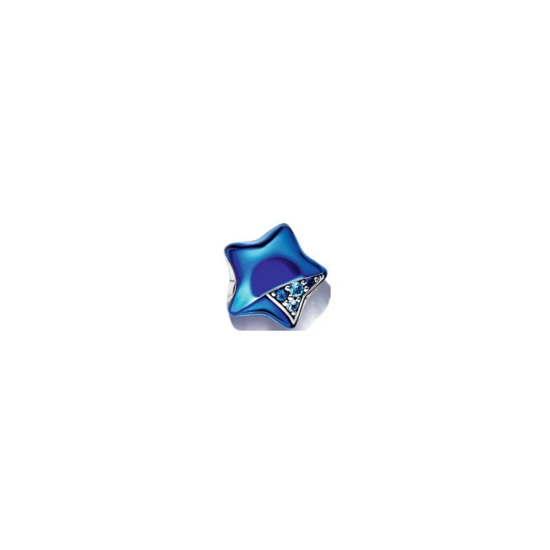 Клик-подвеска Panjiazhu Disyini Spider-Man Earrings Series Lucky Star Bead Guardian Ring Sterling Silver