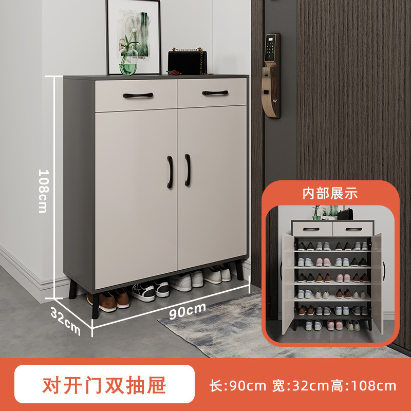 鞋柜家用门口简约现代收纳储物玄关柜楼道大容量小户型出租屋柜子|undefined