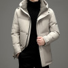 Hooded Down Jackets man Mid length version winter 2022 new pattern Korean Edition Trend fashion Easy leisure time Youth coat