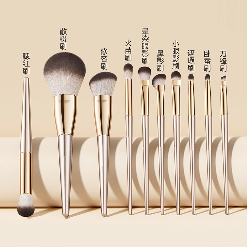 化妆刷套装软毛眼影刷散粉刷修容高光鼻影刷刀锋刷初学者全套刷子|undefined