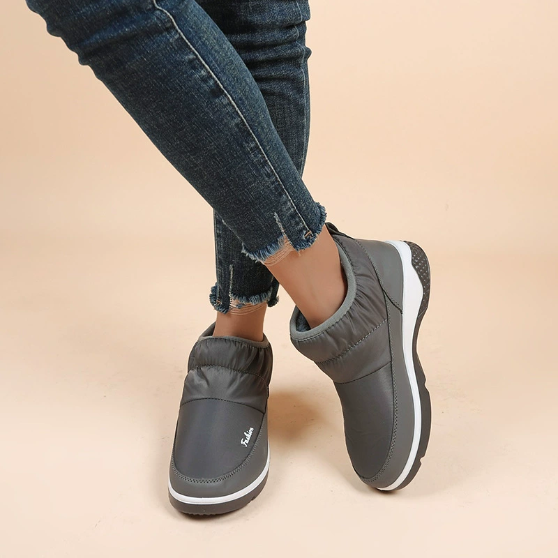 2022 Осень Новая женская обувь больших размеров для внешней торговли с флисовой подкладкой, удобная дышащая прогулочная обувь для мам среднего и пожилого возраста