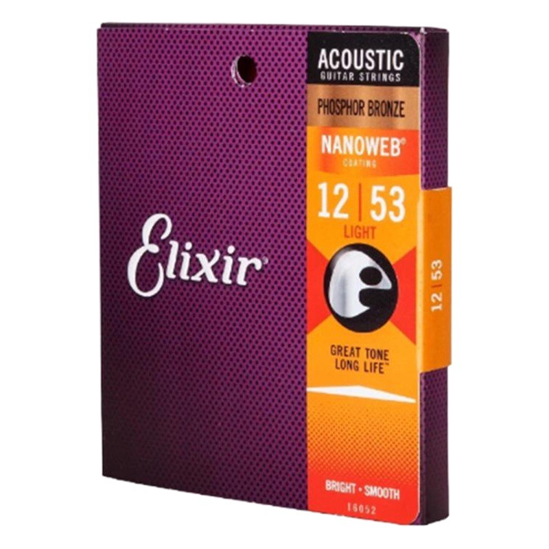 Cadena de guitarra Elix latón fósforo cobre cuerda de guitarra eléctrica 12052 12002 cuerda de guitarra de madera 16 052 027