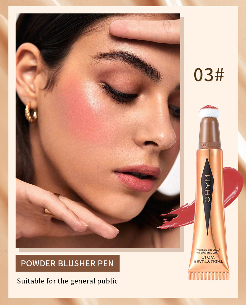 Stick illuminante multifunzionale per viso e naso, contouring e fard, penna per il trucco multiuso._voghion.com