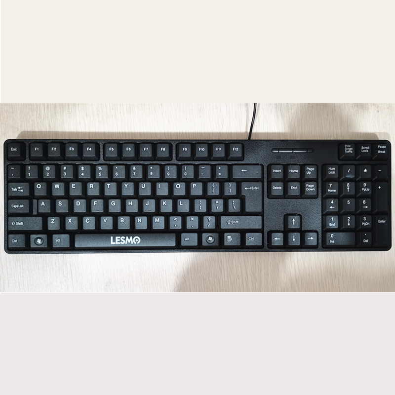 Neutral Leithman KS-3 Desktop Computer Keyboard Round Plug PS/2 Interface Office Home Single Keyboard Foreign Trade English