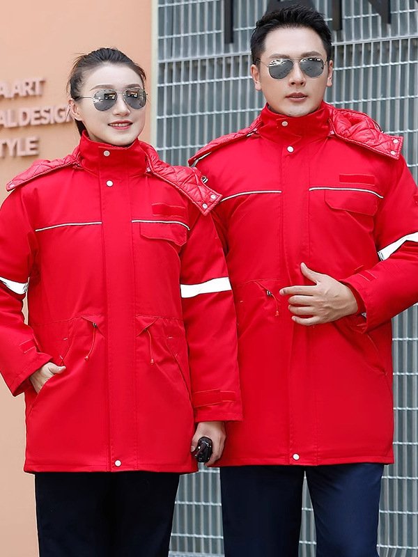 Petróleo engrosado antiestático ropa de trabajo chaqueta de algodón estación de servicio estación de servicio antifría calentamiento ropa interior de algodón
