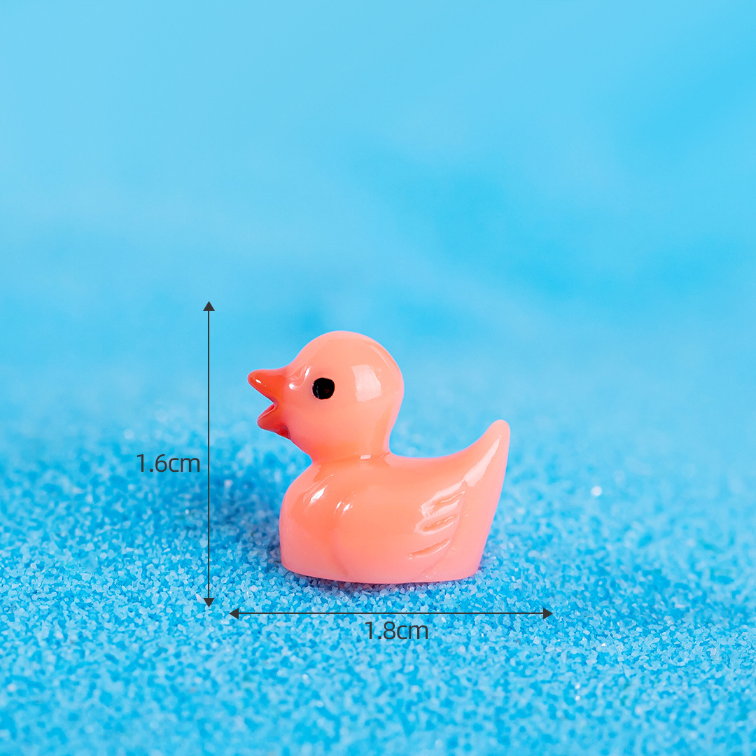 Nueva decoración de micro paisaje proceso de resina patito multicolor transfronterizo Hayao Miyazaki accesorios de bricolaje pecera de carne