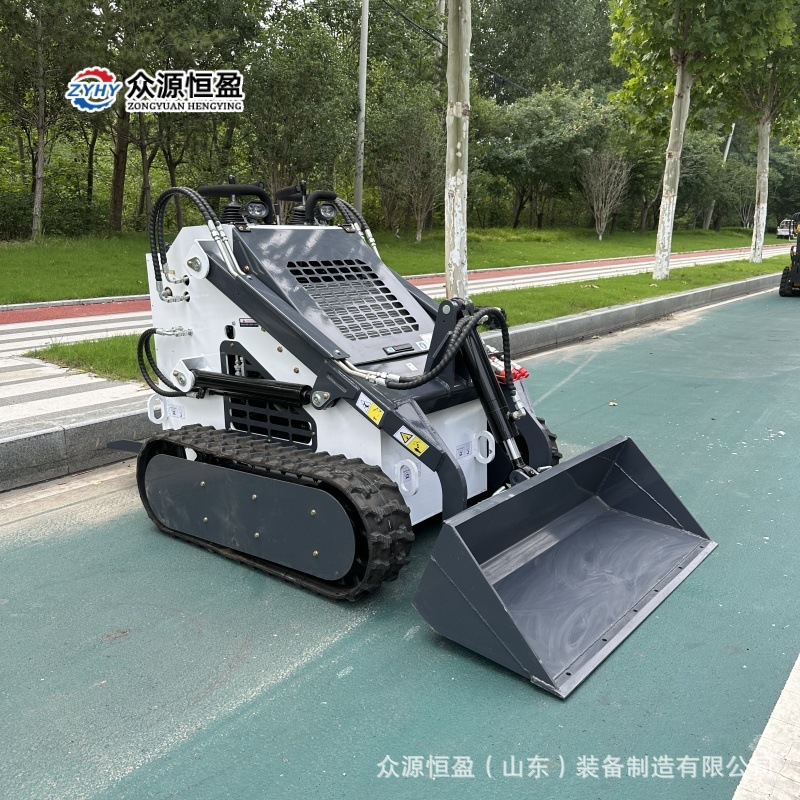 山东320T挖掘清扫装载开沟破碎滑移装载机出口 履带液压小铲车