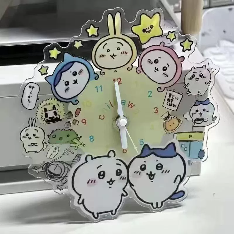 Acrylic cute creative watch, wall pendant, simple and elegant design