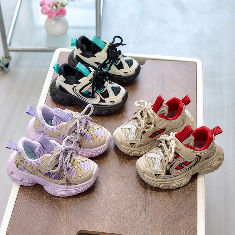Zapatos deportivos para niños 2026 primavera zapatos casuales de suela suave zapatos de moda para niños zapatos para padres ecológicos zapatos de moda para niños y niñas