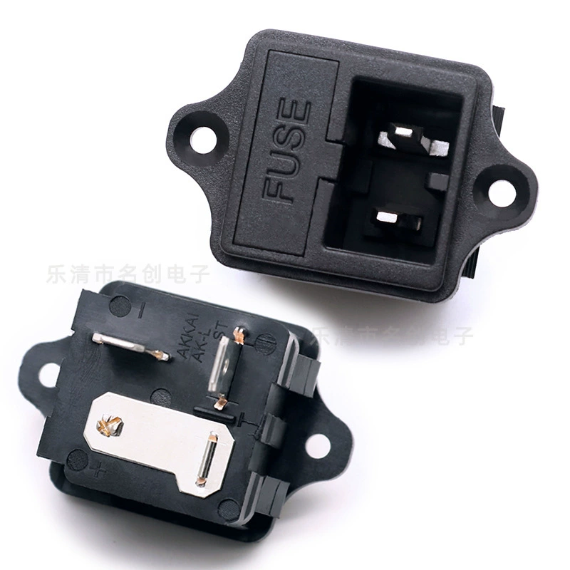 Розетка переменного тока «два в одном» с предохранителем и отверстиями для винтов