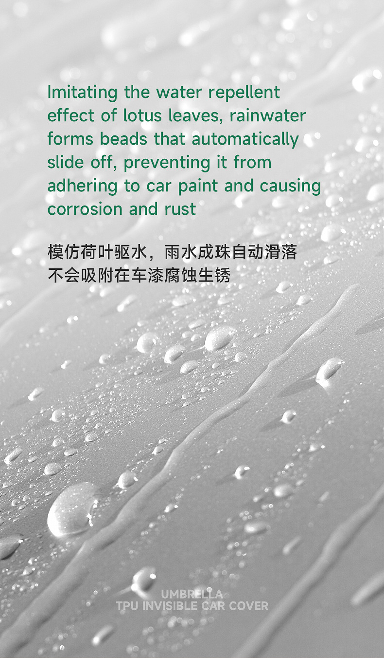 Tpu Invisible Car Cover, Car Paint Protection Film, Ppf, Self-Recovering, Anti-Scratch, Anti-Yellowing, Anti-Dirt, Transparent Protective Film