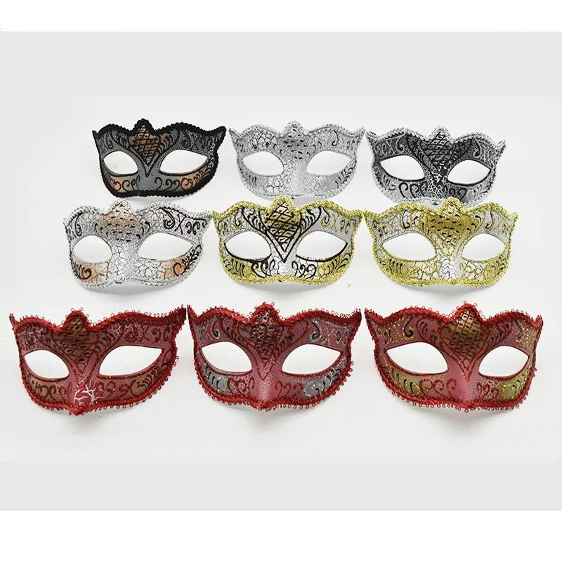 Máscaras Navideñas/jazz, terciopelo/encaje, unisex al por mayor