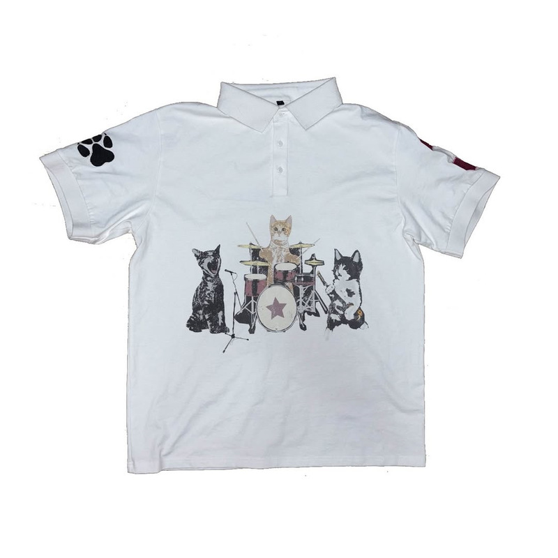 Y2k半袖ポロシャツtシャツプリント柄トップスダークブラックゴシックヴィンテージ夏ストリートウェアトップス|undefined