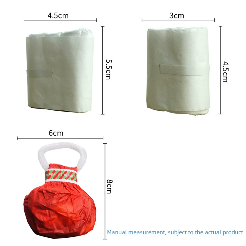 Hand -throwing spider silk flame retardant paper rings grenade bar atmosphere effect stage Magic props manufacturer wholesale