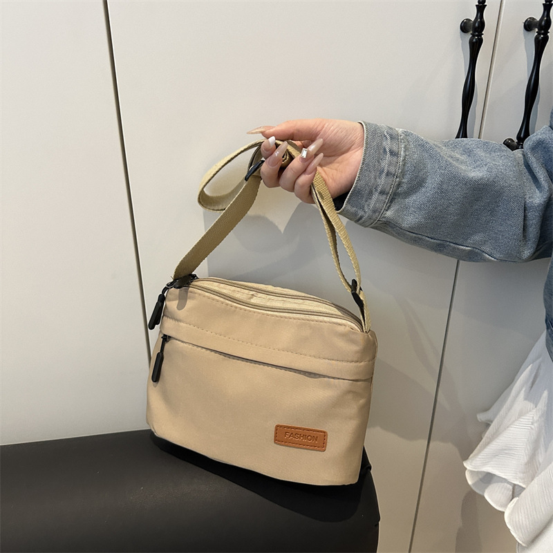 男女兼用バッグ、ファッショナブルで多用途なショルダーバッグ、マルチコンパートメントクロスボディバッグ、ナイロン撥水カジュアルバッグ、収納バッグ|undefined