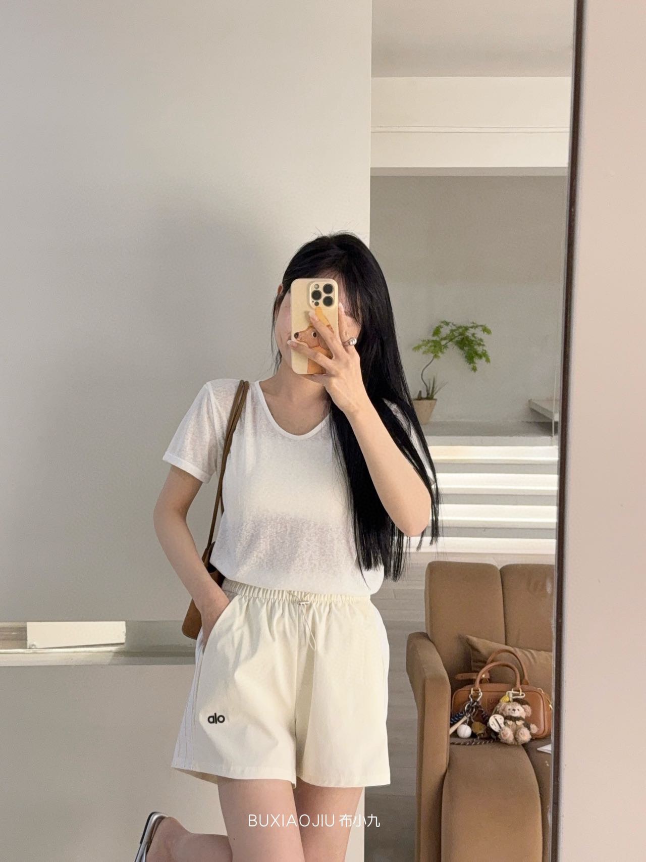 Poetry Rhyme Protein Cotton Shorts Summer Sports Shorts Loose Breathable Three-point Pants Casual Wide Leg Three-bar Shorts