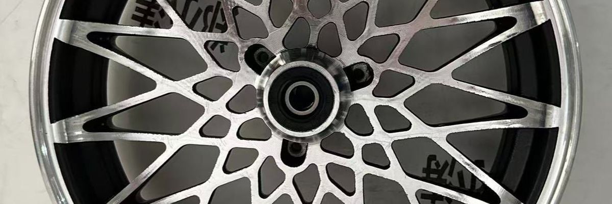 10inch 12inch Hole-spaced daisy FF wheel hub for electric scooters, hole-spaced aluminum front wheel JJ, thickened for fixed off-road use in Northeast Asia