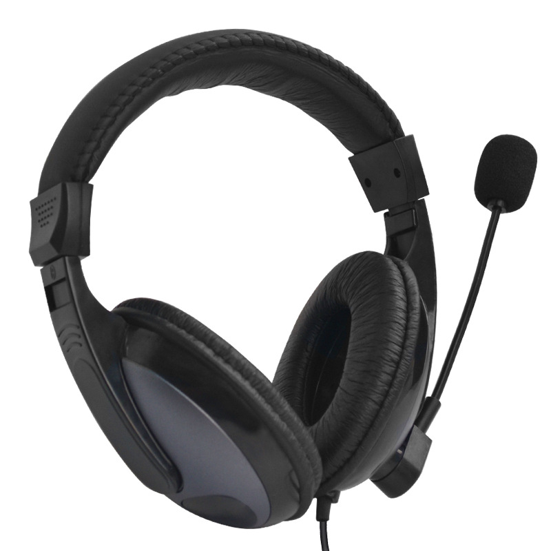 Wholesale headset gaming headset audio and video headset tablet headset computer headset silk screen logo manufacturers straight hair
