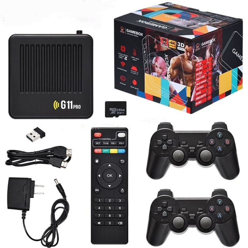 Cross-border hot G11PRO dual-system game set-top box 4K HD massive game home game console