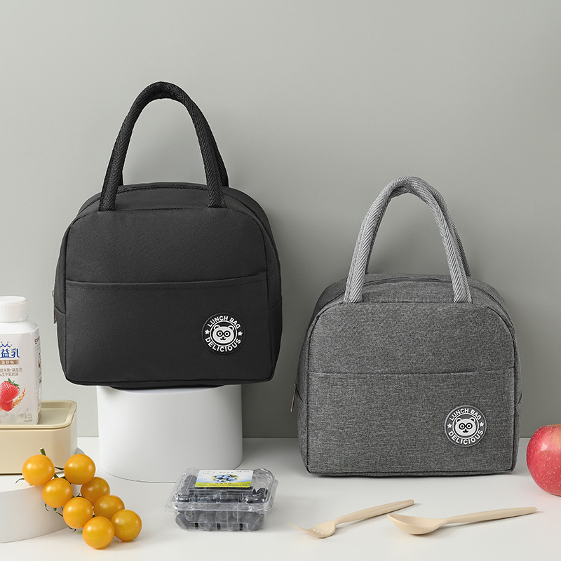 Thickened aluminum foil lunch bag office worker lunch box insulation bag handbag insulation bag with rice students large capacity wholesale Thickened aluminum foil lunch bag office worker lunch box insulation bag handbag insulation bag with rice students large capacity wholesale