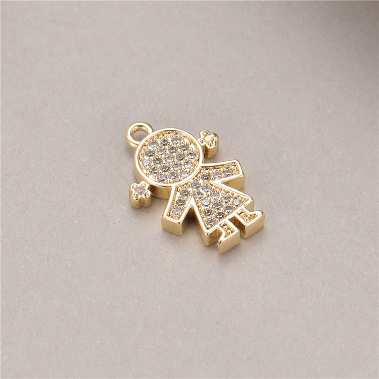 8g Weight Rhinestones Inlay Material 1 Piece Copper Rhinestones Moon Heart Shape Notes Casual Elegant Simple Style