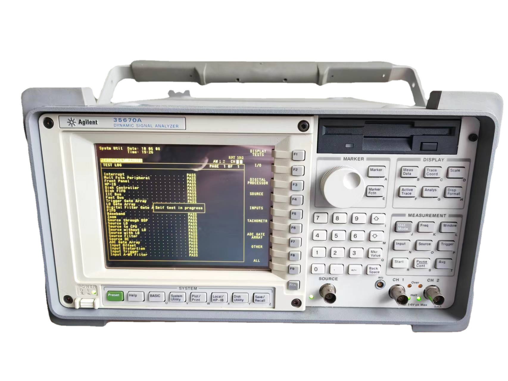 二手安捷伦HP35670A 4通道25.6 kHz 动态信号分析仪