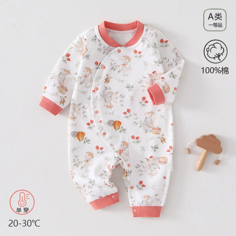 Одежда для новорожденных из чистого хлопка типа А, детский комбинезон, весенне-осенний детский комбинезон, комбинезоны Anyang, детская и детская одежда