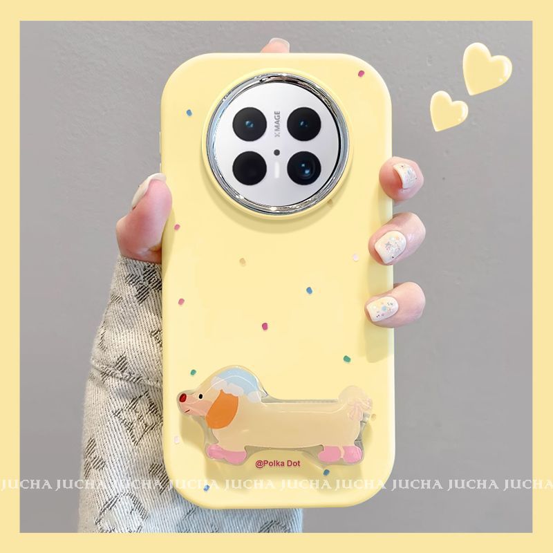 For Huawei Mate70 Phone Case Advanced Sense HUAWEImate60pro Protective Case 50 Wave Dot Dog