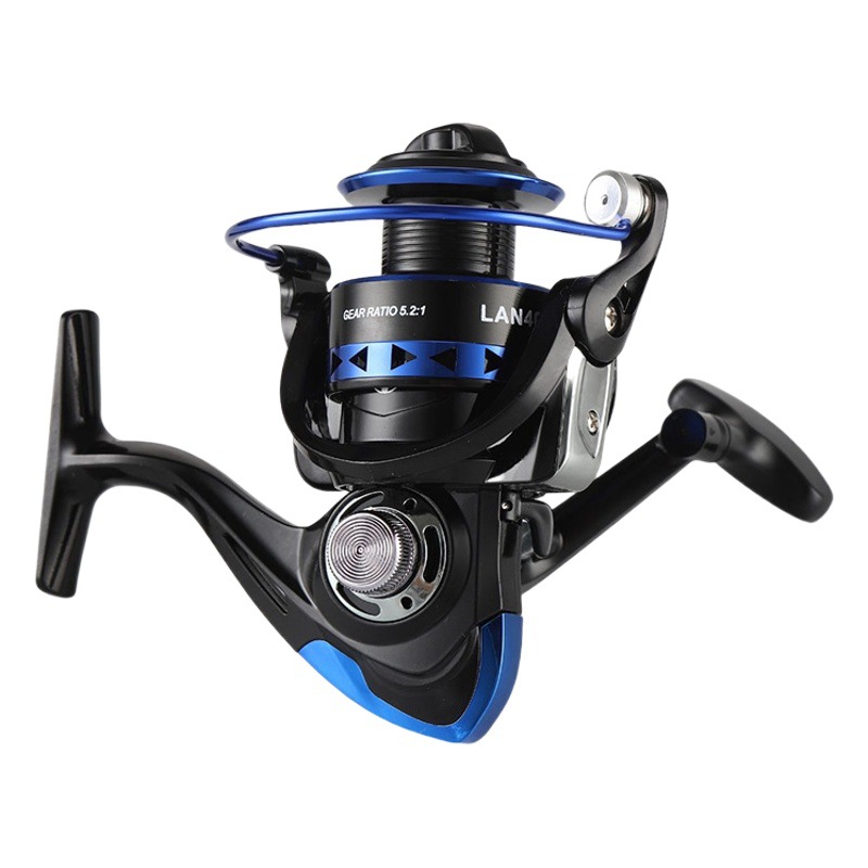 Rueda de pesca nueva cabeza de metal rueda giratoria carrete de pesca rueda de polo de mar rueda de pesca de roca carretera rueda asiática rueda de Pesca de Mar engranaje de pesca al por mayor