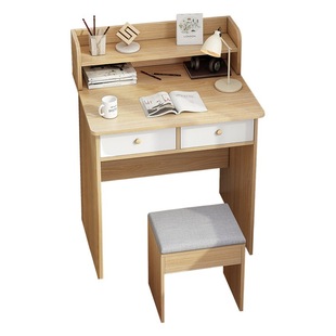 Simple computer desk narrow children's desk bookshelf integrated student desk bedroom writing table household small table
