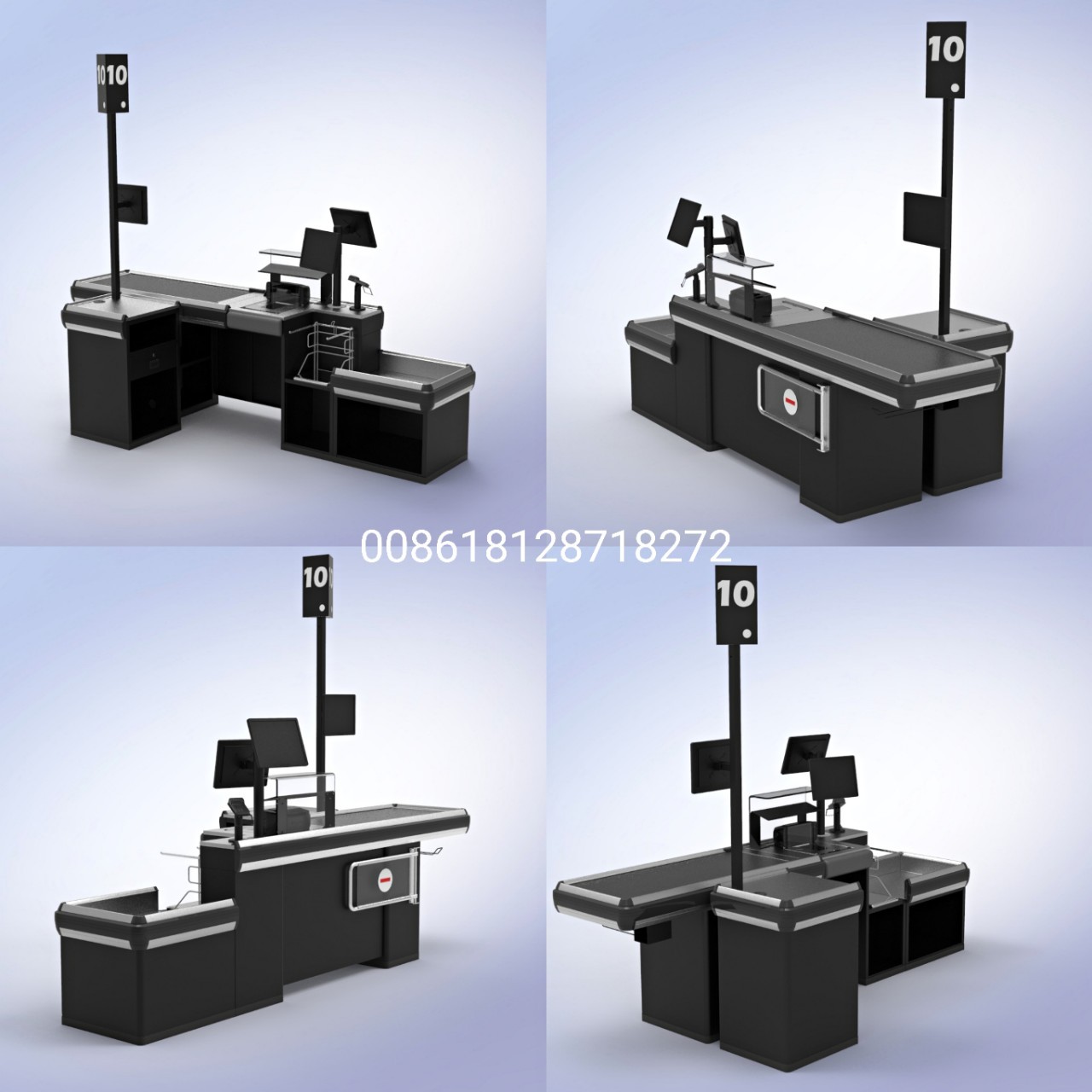 出口欧美澳迪拜电动自动收银台佛山广东源头工厂