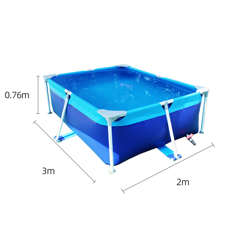 Piscina familiar al aire libre para niños, portátil y plegable, engrosada para bañar mascotas y almacenar. image 11