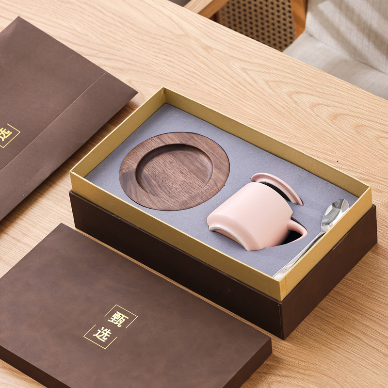 Taza de cerámica original Taza de café Taza de marca Taza de agua creativa Taza de agua con taza de nuez con taza de cocina