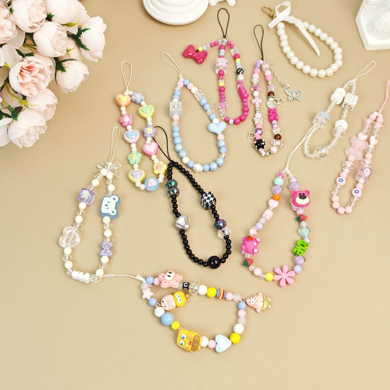 Мультяшный мобильный телефон цепочка новый браслет сети красный аромат