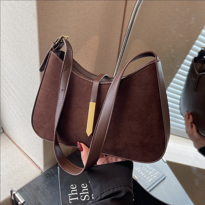 European and American Niche Retro Modern Underarm Bag for Women 2025 Autum New Style Simple Elegant Versatile Shoulder Handbag
