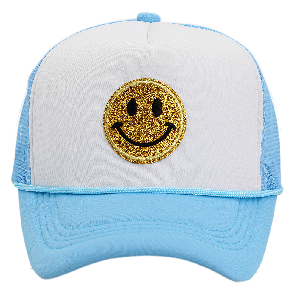Women's Fashion Smiley Face Curved Eaves Baseball Cap display picture 4