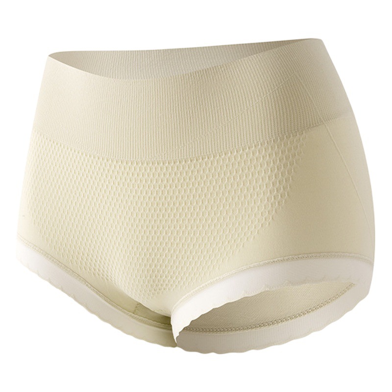 Cintura alta levantamiento del vientre seda de mora antibacteriano entrepierna cadera cómodo transpirable más tamaño gordito chica pantalones cortos cabeza la ropa interior de las mujeres