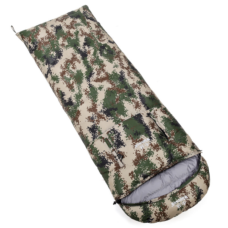 Saco de dormir de plumón para exteriores Four Seasons Saco de dormir para adultos de plumón de pato blanco grueso y cálido