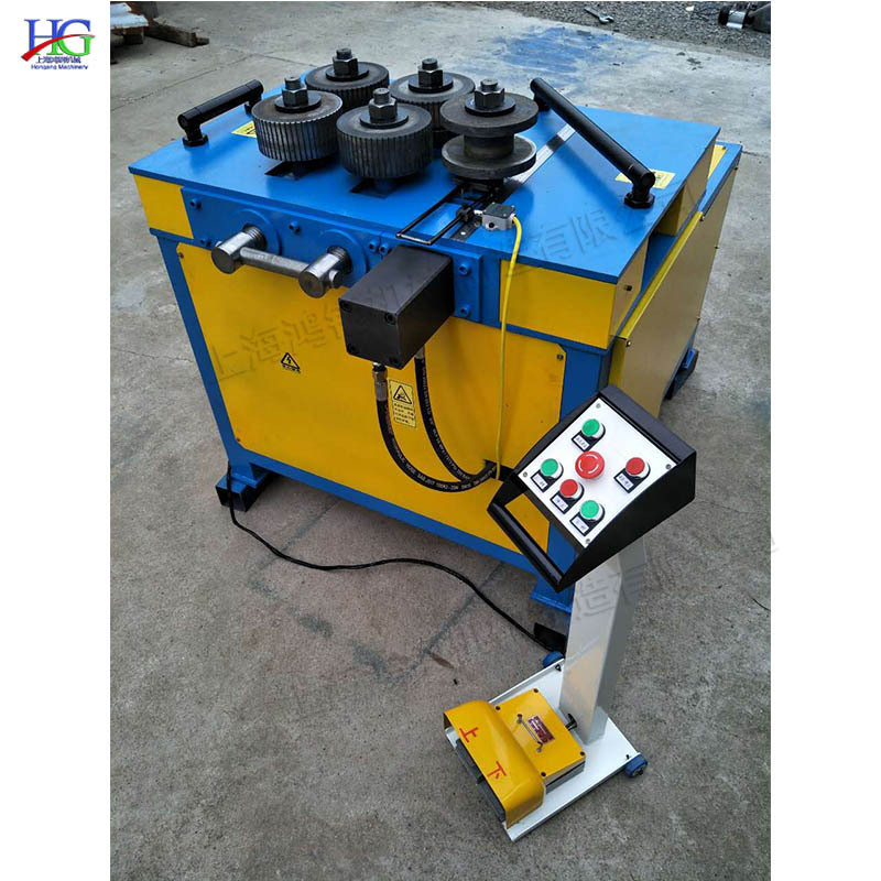 Horizontal Hydraulic Angle Steel Inner Rolling Equipment Five-Wheel Angle Iron Arc Bending Machine Cnc Metal Profile Circling Machine