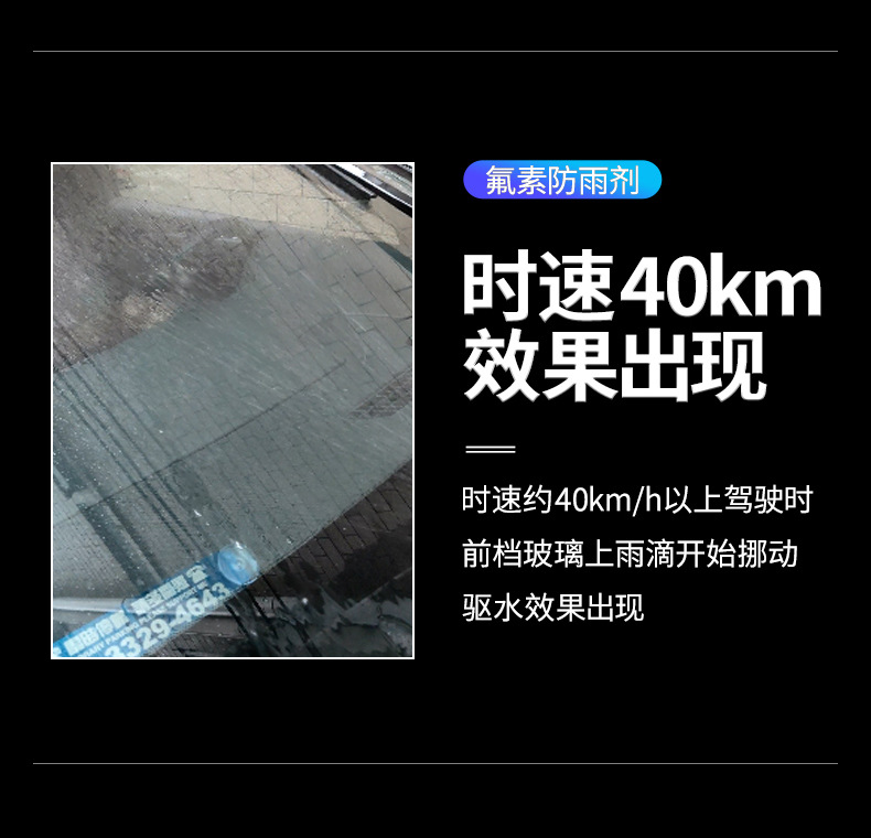 Car Rainproof Agent, Windshield Coating, Rearview Mirror, Rainproof Spray, Rainproof Water Repellent Artifact, Anti-Fog