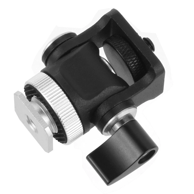 Модернизированный металлический Улитка Утенка Регулируемый демпфирование монитора Кронштейн камеры Горячие ботинки Универсальный фотоаксессуар Утенка